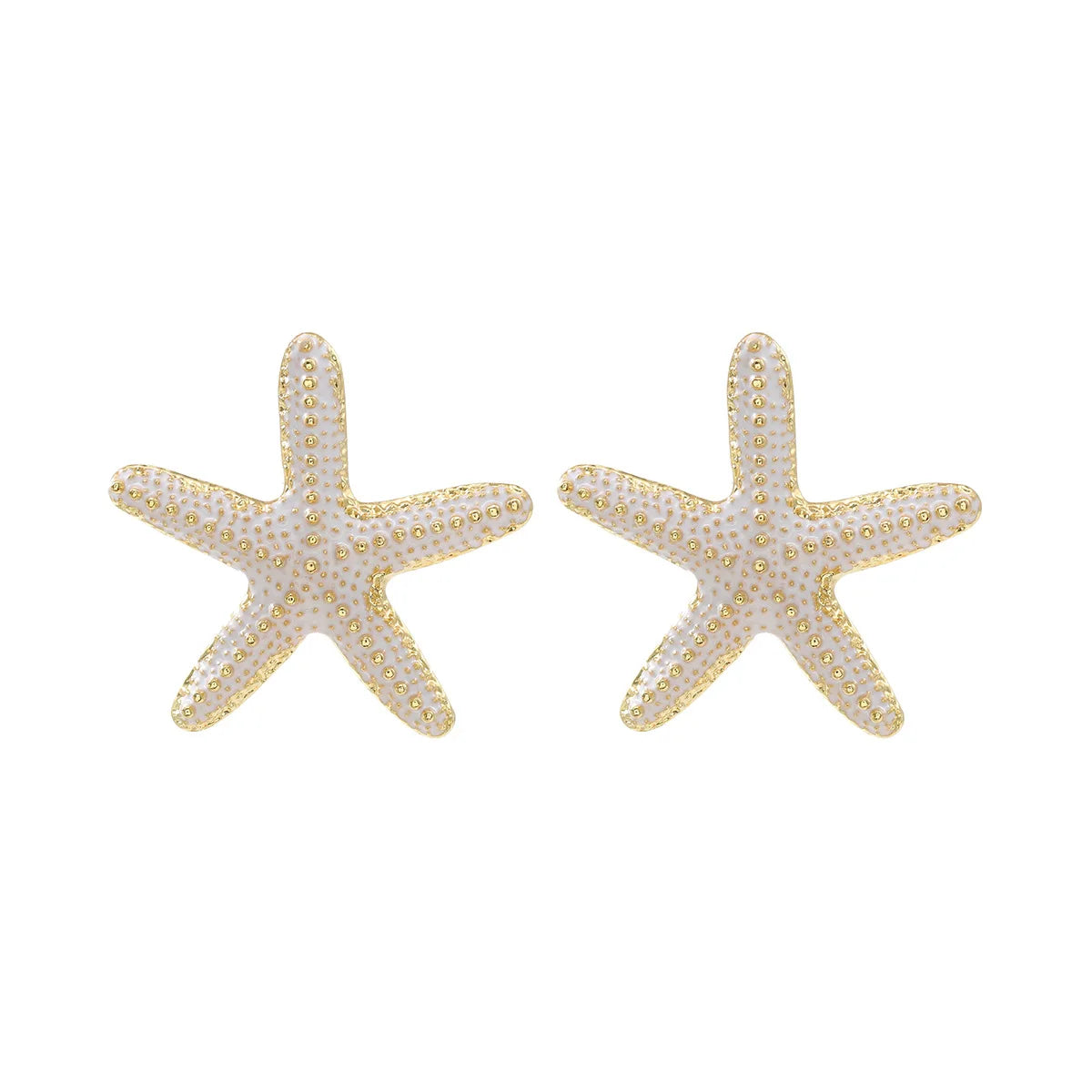 2025 Summer New Starfish Alloy Earrings