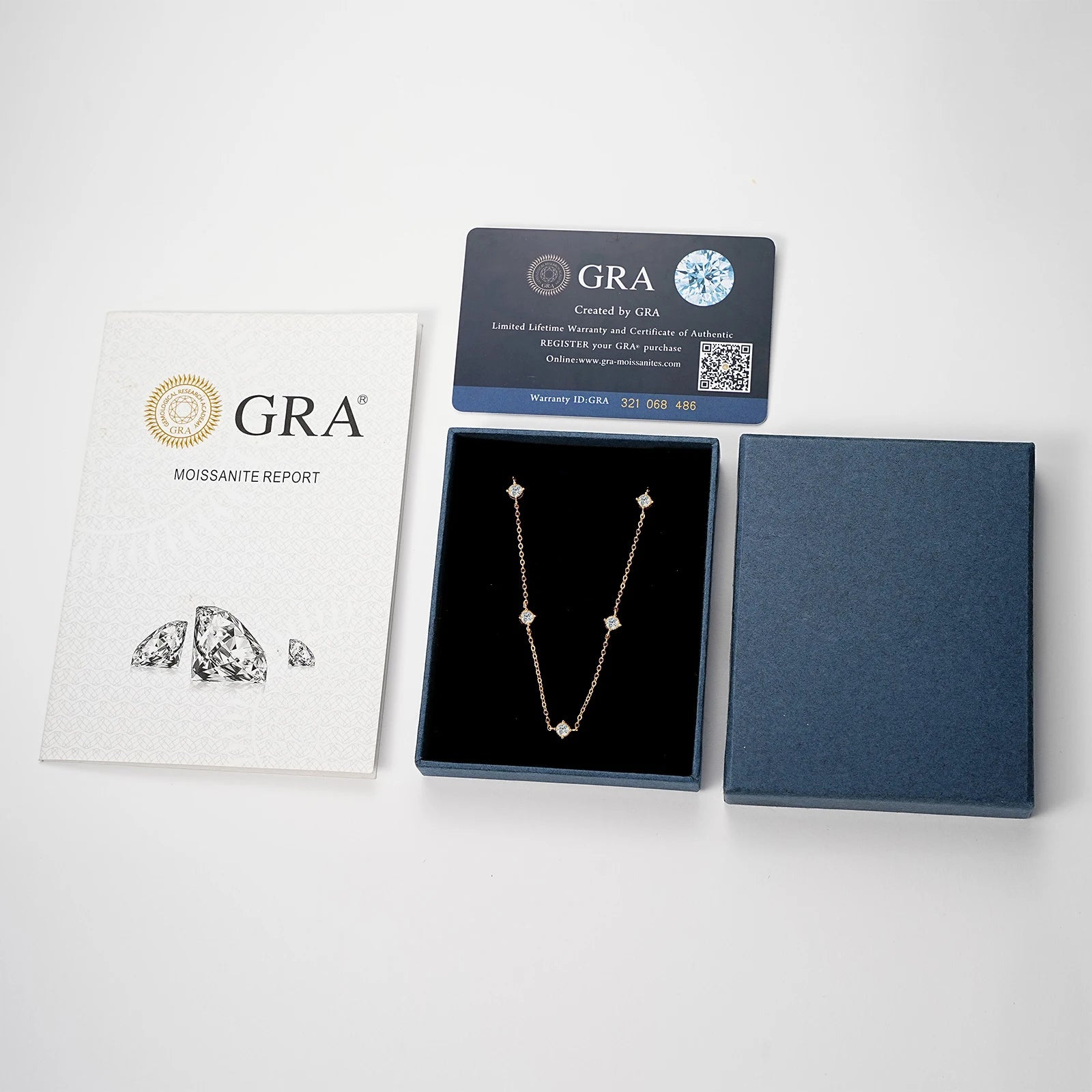 OXTAO D VVS1 3mm Moissanite Diamond Necklaces Female S925 Silver Clavicle Chain Luxury Necklace Jewelry Gift GRA Certified