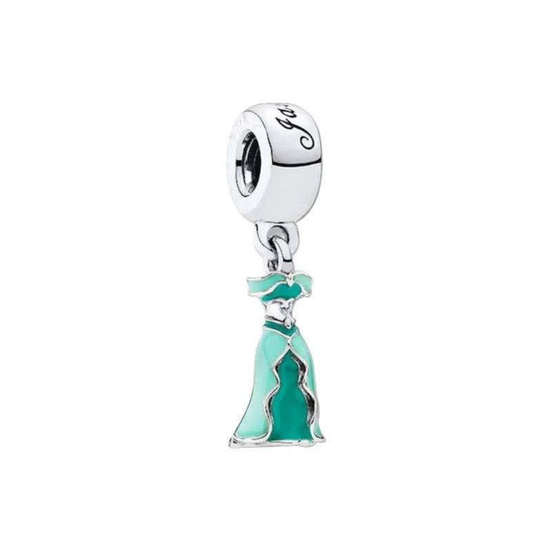 New Original 925 Silver Plated Accessories Fashion Charm Perfume High Heels Bead Fit Pendant Bracelet For Women DIY Jewelry Gift
