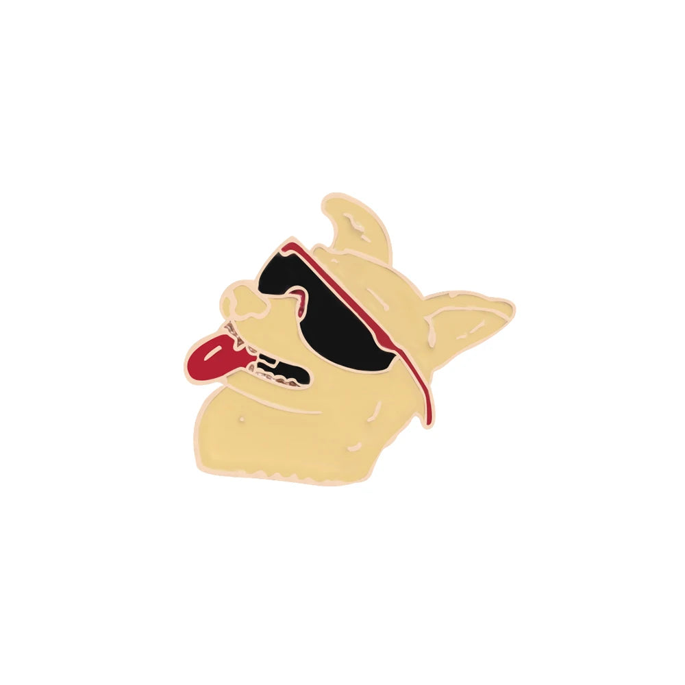 Pet Dog Lover Collection Brooch Cute Corgi German Shepherd Golden Retriever Dog Enamel Pins Women Men Lapel Pin Badges Jewelry