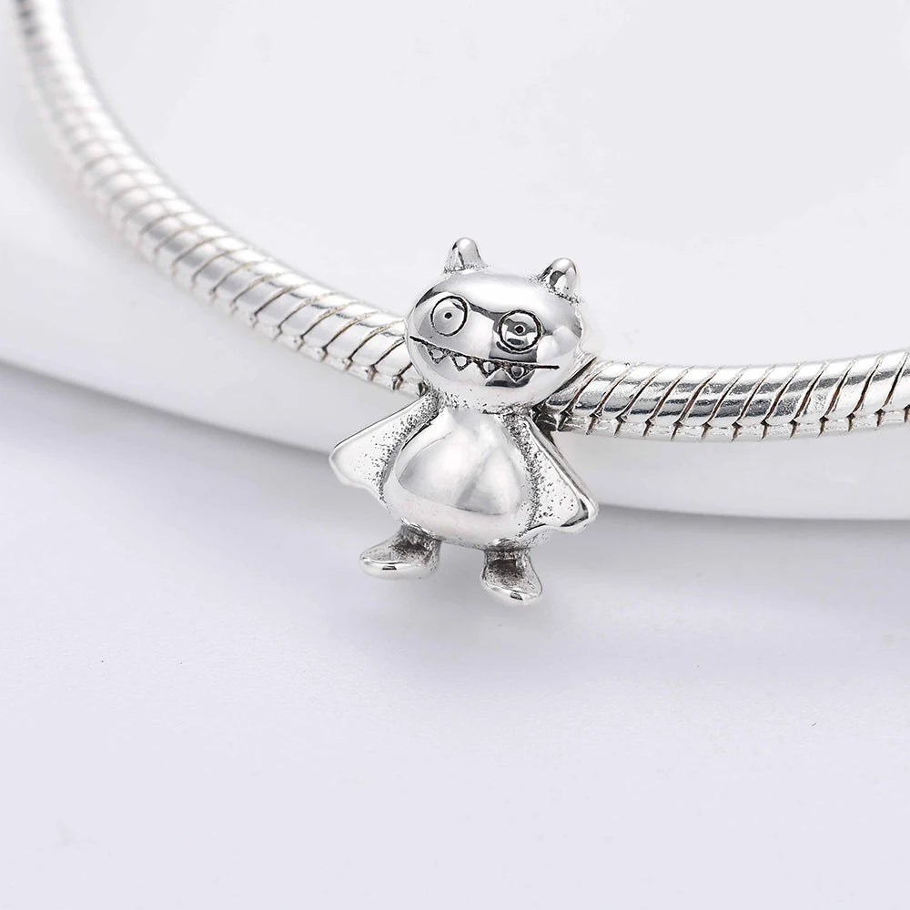 New 925 Silvering Cartoon Cat Spider Rabbit All Saints' Day Charm Bead fit Original Pandora Bracelet Trinket DIY Women Jewelry