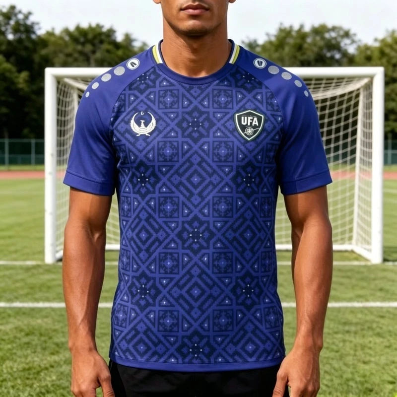 Summer Breathable Soccer Jersey Uzbekistan 2026 New Kids Youth Adults Fan Support T-Shirt Must-Have Family Matching Top