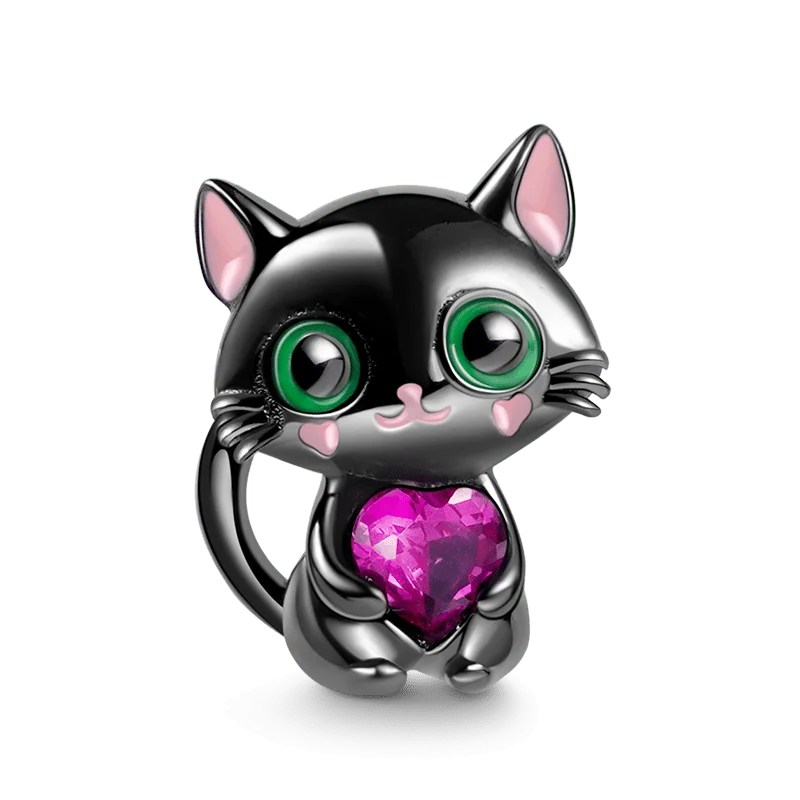 New European Style 925 Silver Black, Bagua, Watch Computer, Camera, Cat, Bead Pendant, Original Bracelet DIY Women's Jewelry