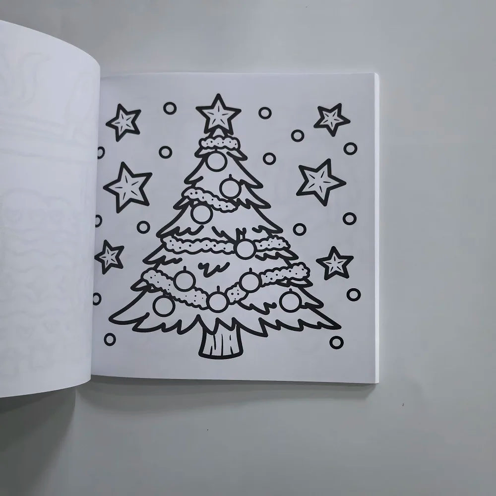 Cozy Girl Christmas Cute & Easy Coloring Book for Adults Cute Drawing Book Perfect Gift for Party and Birthday