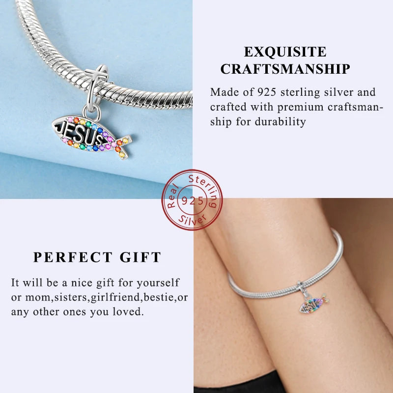 New 925 Sterling Silver Charms Beads Pendant Devil's Eye Blue Zircon Charms For Original Bracelet Charms DIY Jewelry Gift