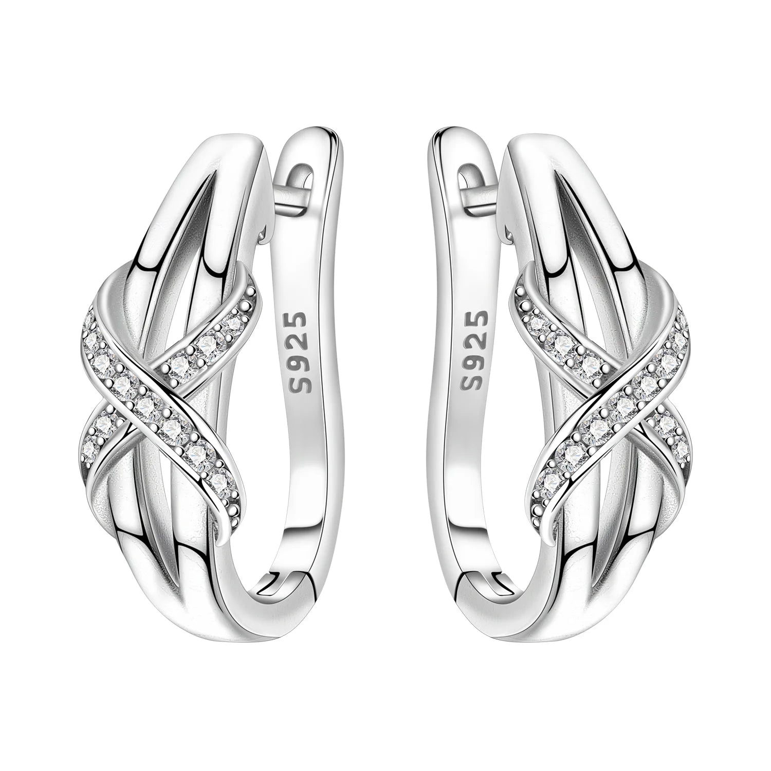 PANPOKI 925 Sterling Silver Vintage Carved Water Droplet Earrings Silver Hoop Earrings For Women Jewelry Original Party Gifts