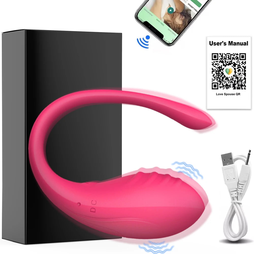 Wireless Bluetooth G Spot Vibrator for Women Dildo APP Remote Control Wear Vibrating Egg Clit Female Panties Sex Toys for Adults - Madeinsea©