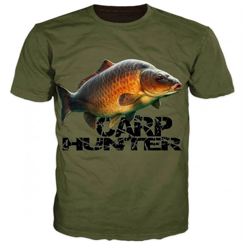 Carp Hunter Fish T Shirt - Madeinsea©