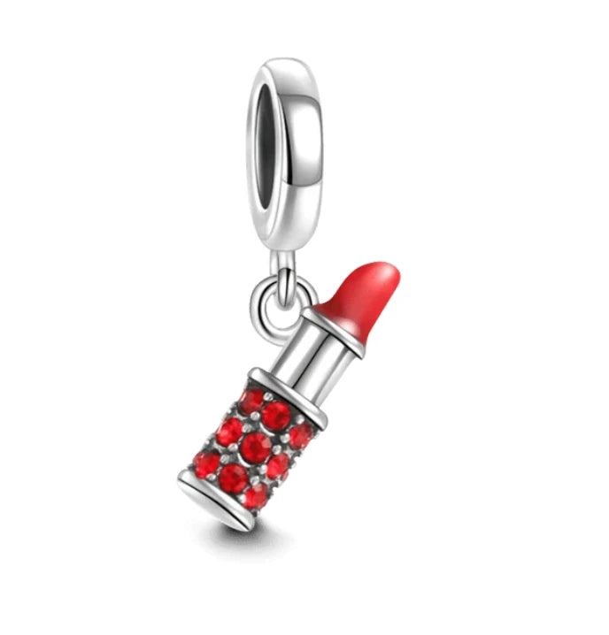 New Original 925 Silver Plated Accessories Fashion Charm Perfume High Heels Bead Fit Pendant Bracelet For Women DIY Jewelry Gift