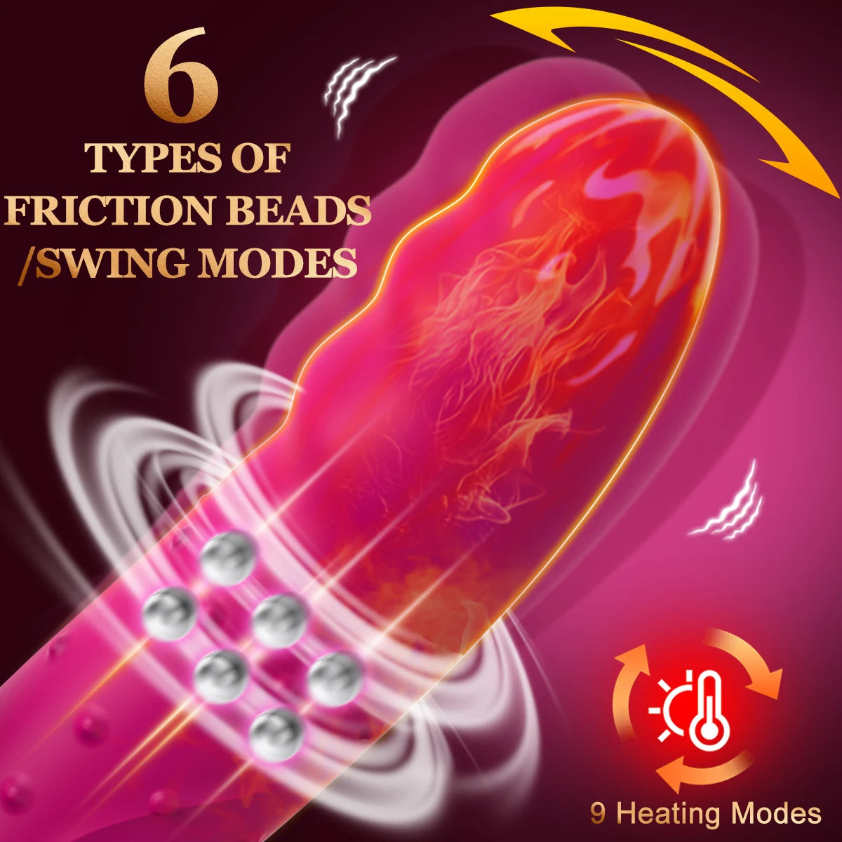 Rotating Heating AV Vibrator for Women G spot Dildos Suction Clitoral Stimulator Female Vaginal Massager Adult Sex Toy for Woman