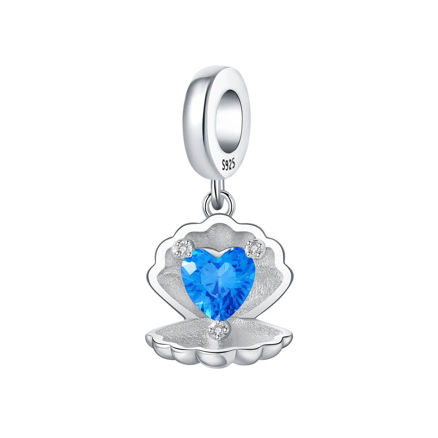 PANPOKI 925 Sterling Silver Blue Fish Lucky Symbol Beads Original Pendants Bracelet Charm Jewelry Party DIY Trendy Gifts