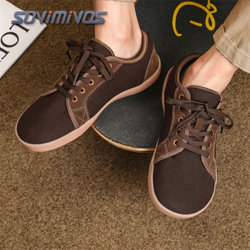 New Minimalist Shoes for Men Wide Toe Barefoot Casual Sneakers Lightweigh Outdoor Running Zero Drop Male Sneaker Tenis Masculino