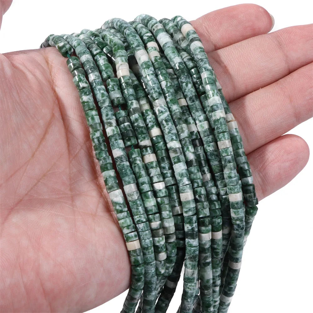 New Arrival Pink Stone Bead Natural Rose Quartzs Jades Jaspers Rondelle Shape Loose Beads For Jewelry Making  Accessories 2x4mm