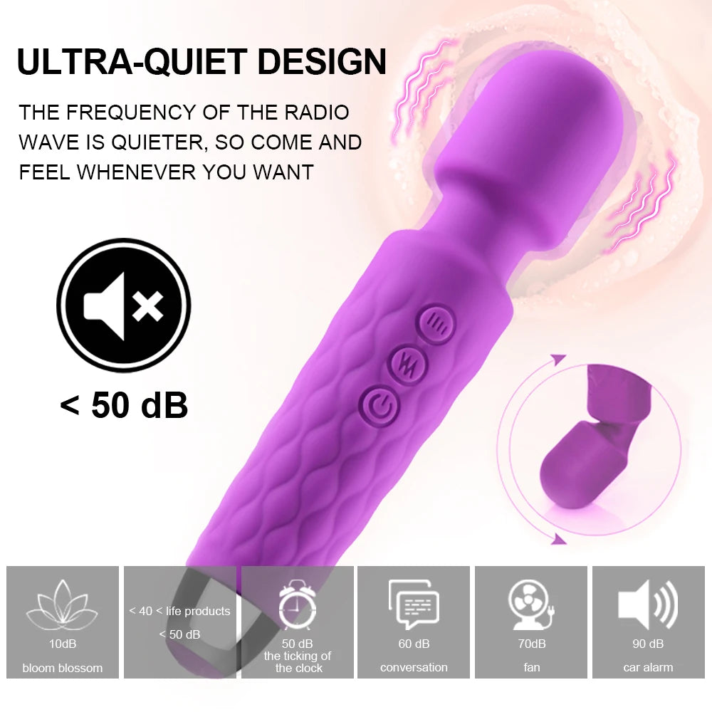 Wireless Dildos AV Vibrator Magic Wand for Women Clitoris Stimulator G Spot Massager Vibrator Female Masturbator Adult Sex Toys - Madeinsea©