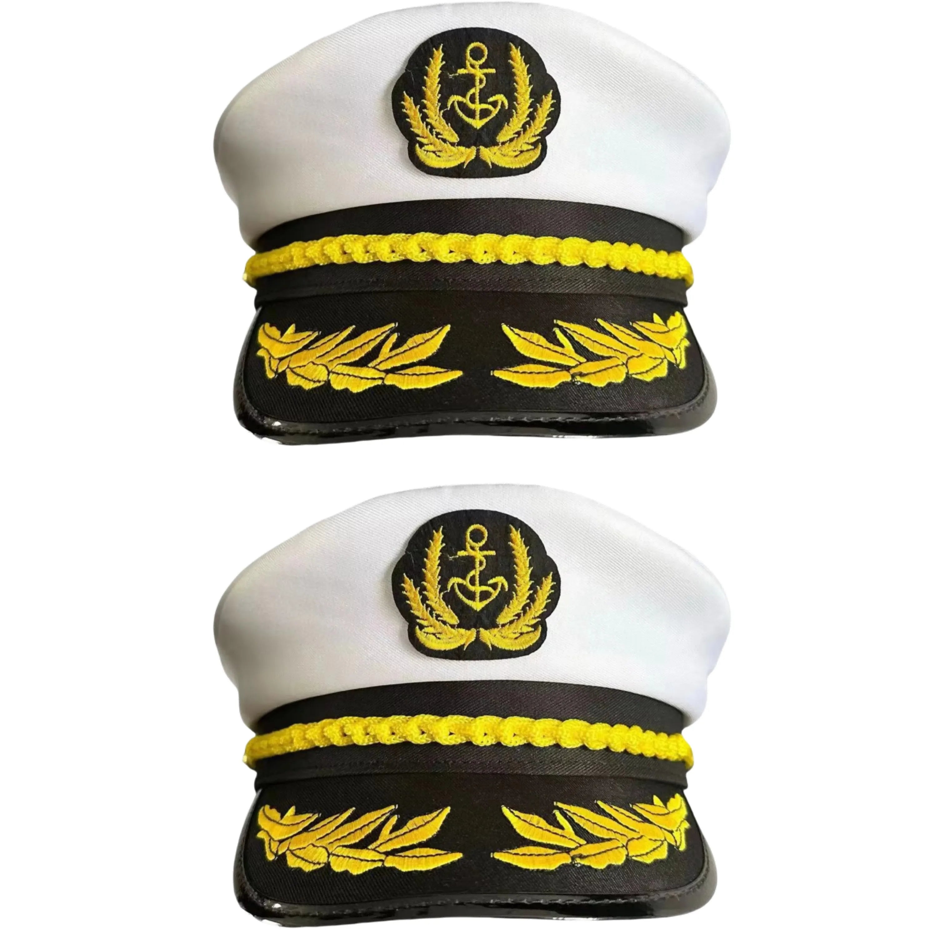 VENEZIA-Captain Navy Blue Cap, Striped Navy CapBurning man Party Cap for Cruise Ship Party，Adult Party，Cosplay，Outdoor