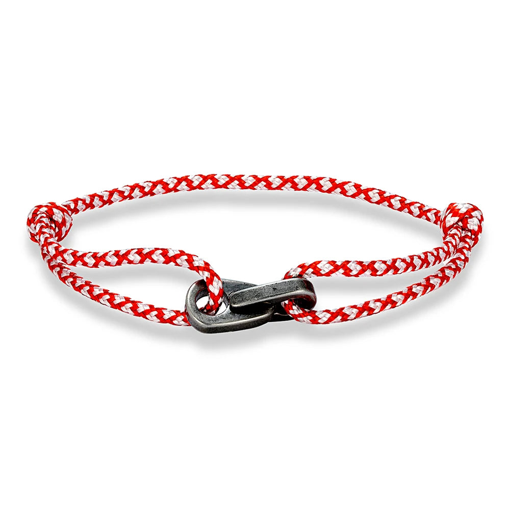 MKENDN Vintage Oxidized Black Chain Link Rope Bracelet Men Women Stainless Steel Motorcycle Jewelry Water Drop Accessories Gifts