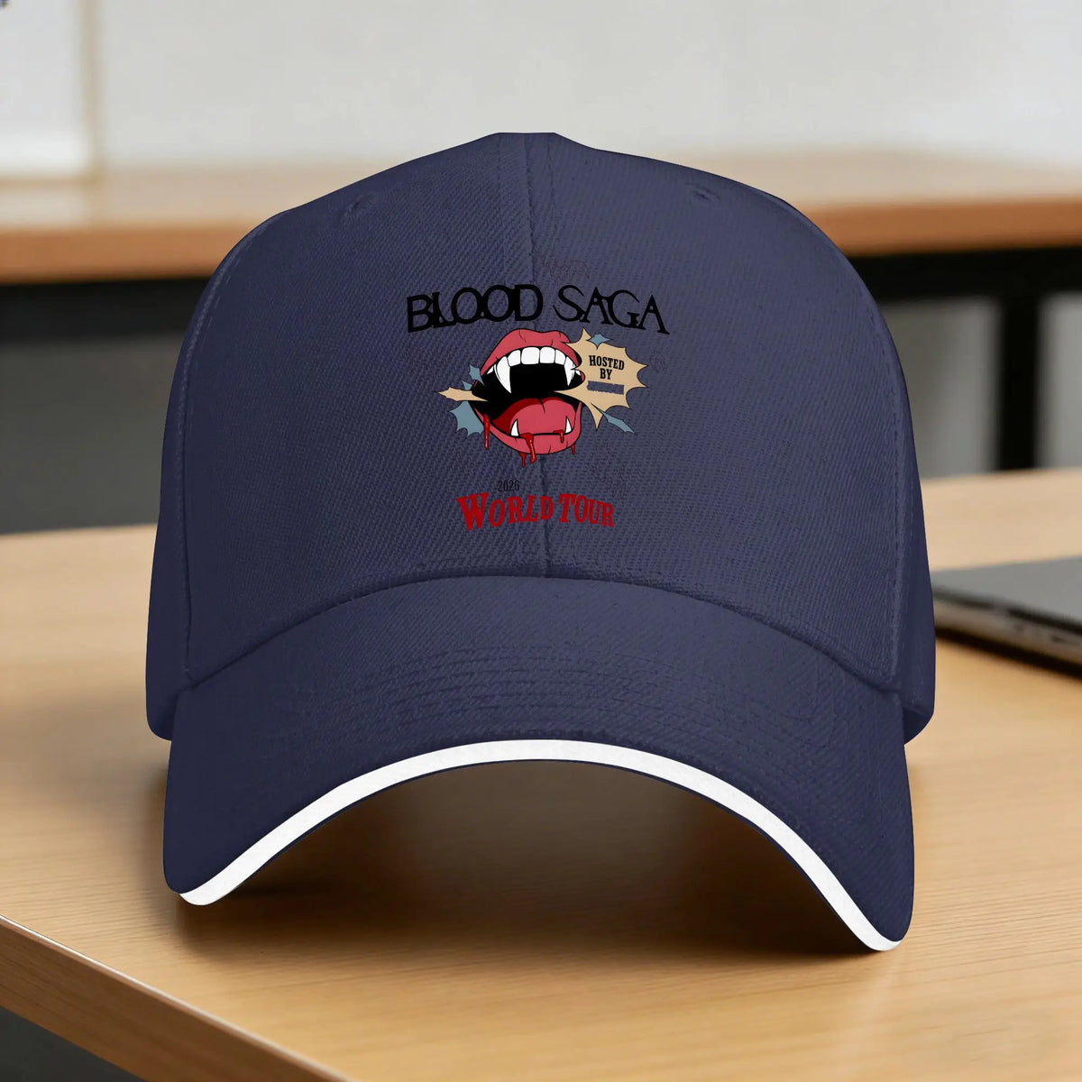 Summer Casual Baseball Cap 2026 Blood Saga World Tour Running Hippie Trucker Hat For Men Women Street Style Snapback Cap