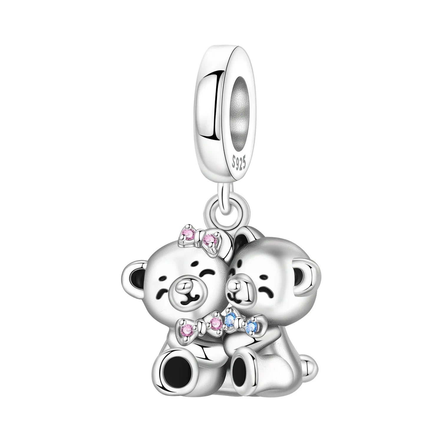 PANPOKI 925 Sterling Silver Sausage Dog Animal Beads Original Pendants Bracelet Charm Jewelry Party DIY Trendy Gifts