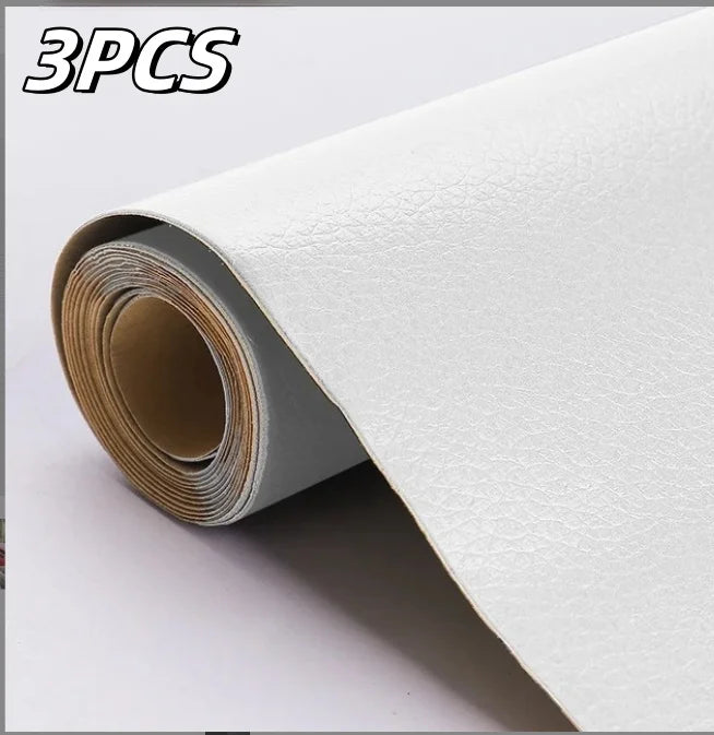 25x60CM Self Adhesive PU Leather Repair Patch Leather Patches for Furniture Car Seat Repair Leather Repair Tape Black