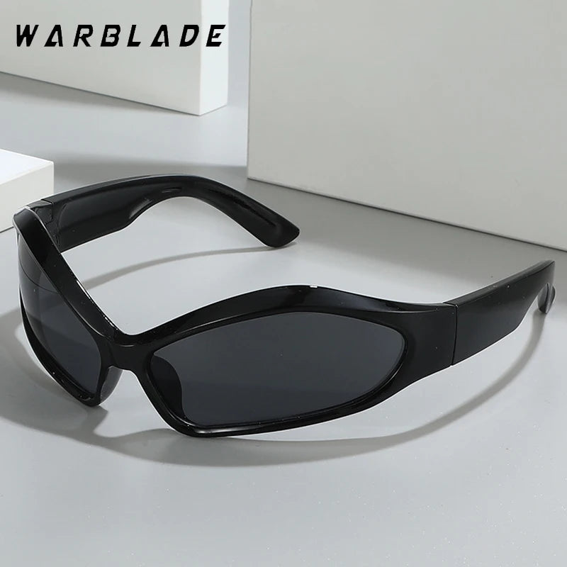 2025 New Men's Y2K Punk Sunglasses Outdoor Cycling Sports Sun Glasses Women Vintage Shades Trendy Goggle Eyewear 2000S Aesthetic