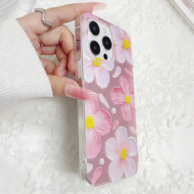 Coque de téléphone imprimée Daisy Fashionable pour Samsung Galaxy A55 5G A54 A35 A34 A36 A56 A15 A16 A52 S24FE S25 S23 Ultra S22Plus
