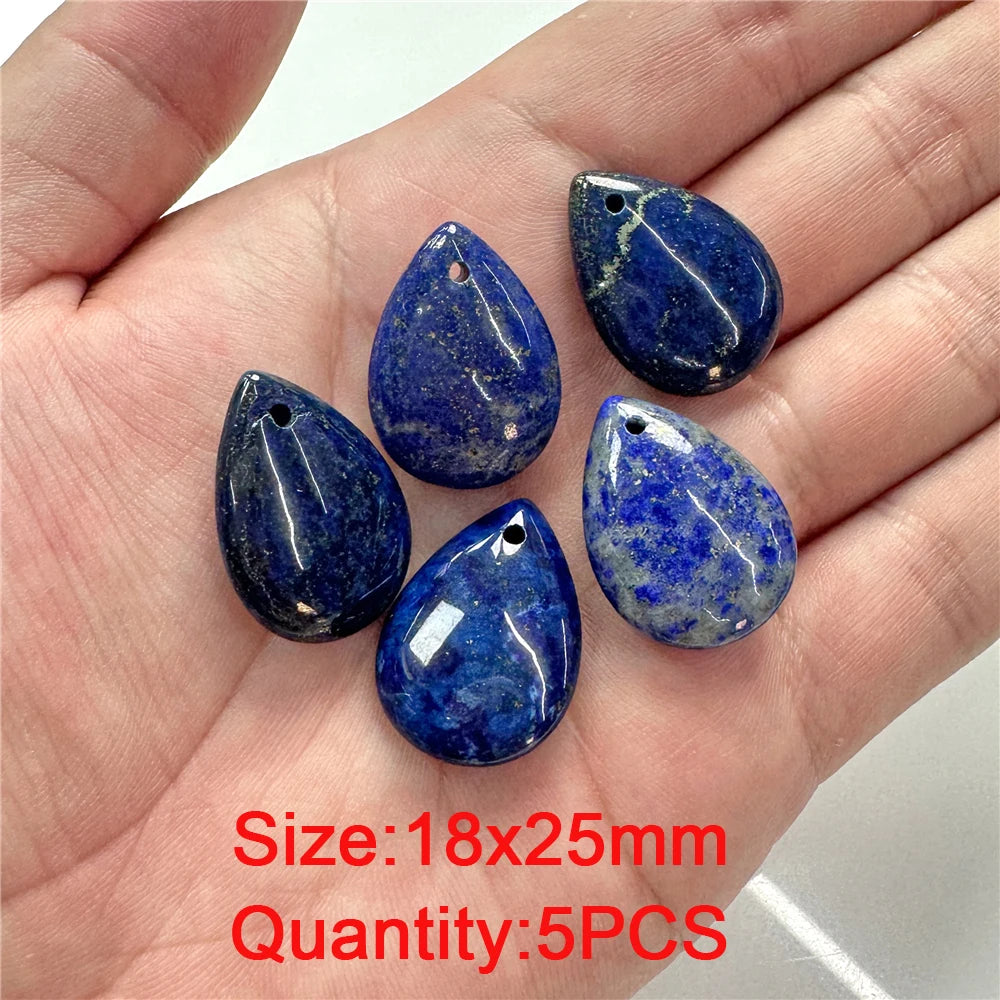 Natural Lapis Lazuli Bead Blue Round Tube Faceted Loose Spacer Stone Beads For Jewelry Making DIY Handmade Bracelets Necklace