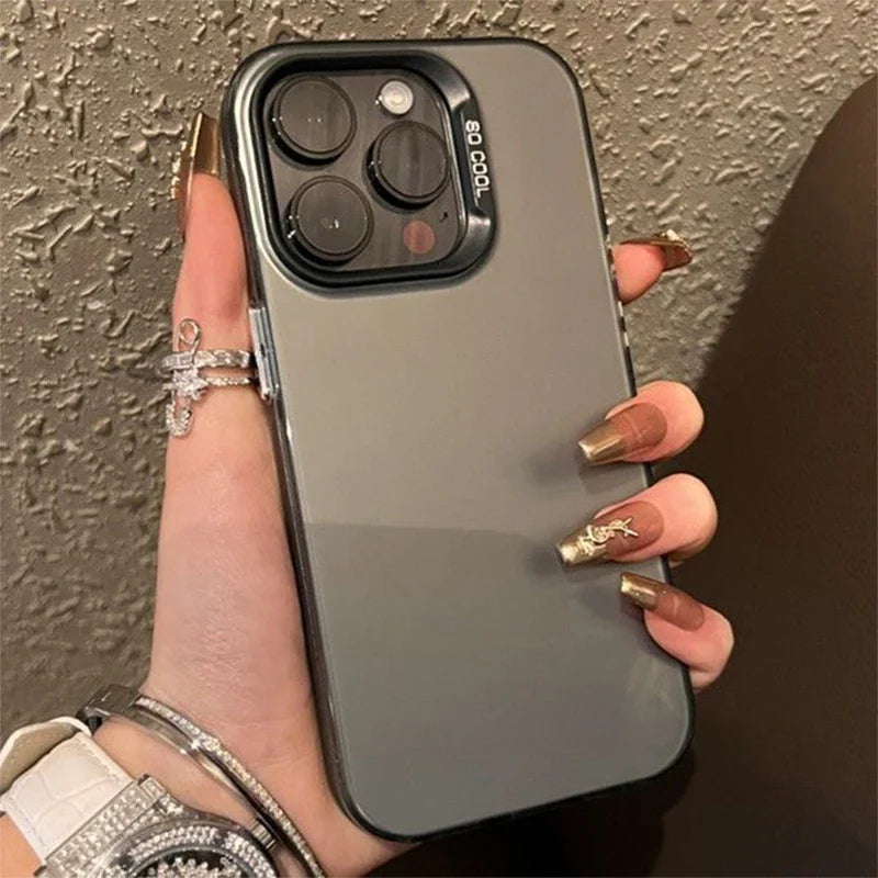 Luxury Matte Anti-drop Phone Case for Samsung Galaxy S24 Ultra S23 S22 S21 FE A15 A35 A55 A14 A34 A54 A13 A33 A53 Plating Cover - Madeinsea©