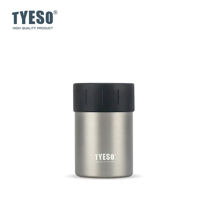 TYESO Stainless Steel Beer Can Holder12/18oz Keep Warm and Cold Vacuum Portable Sweat-Proof Anti Slip Design Accessoires Thermos
