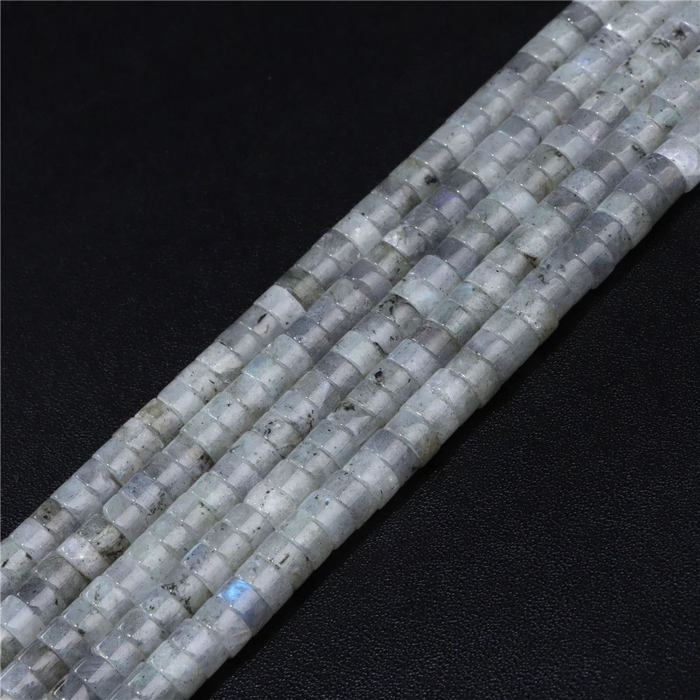 6x3mm Natural Flat Round Stone Beads Turquoises Labradorite Jaspers Spacer Loose Heishi Bead For Jewelry Making DIY Accessories