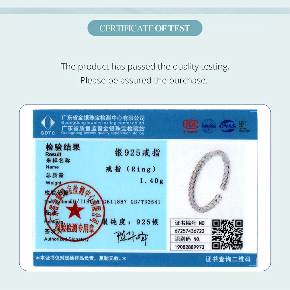 Bamoer 925 Sterling Silber Gedrehter, geflochtener offener Ring Trendiger Stapelbarer Kreuzring für Damen und Teenager Minimalistisches Alltagsgeschenk 2,2 mm