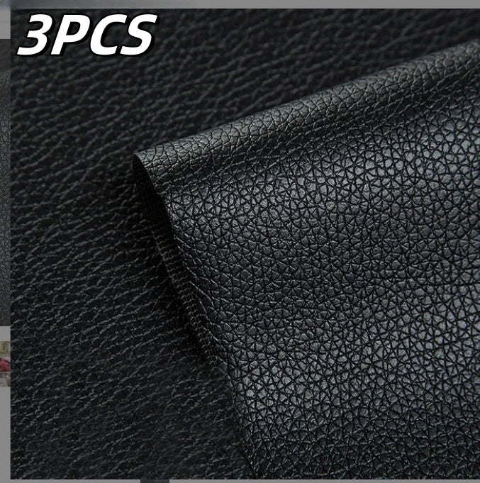 25x60CM Self Adhesive PU Leather Repair Patch Leather Patches for Furniture Car Seat Repair Leather Repair Tape Black