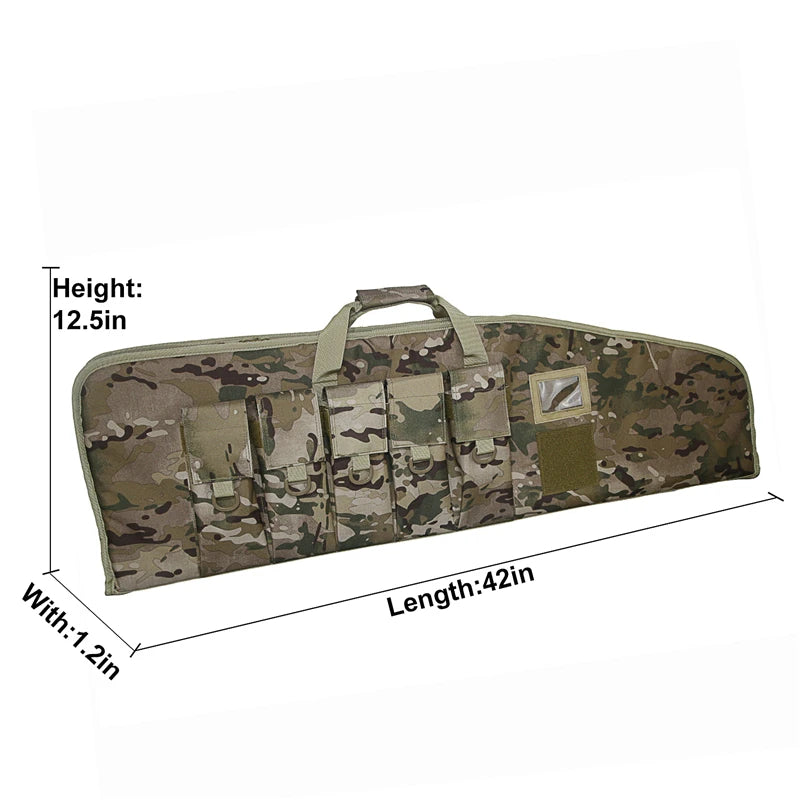 42inch Tactical Rifle Case Gun Bag Air Rifle Case  Backpack Sniper Airsoft Holster Shooting Hunting Accessorie