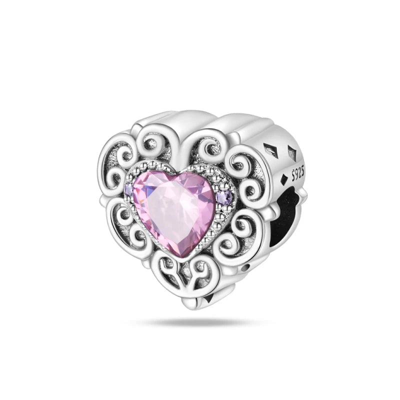 New 925 Silver Magic Zircon Butterfly Princess Angel Cat Pink Charms Beads Fit 3mm 925 Original Bracelet DIY Party Jewelry