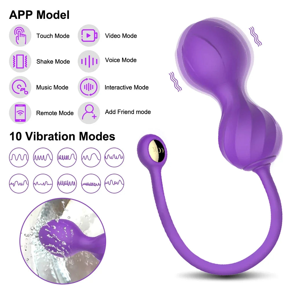 Kegel Ball Vaginal Tightening Training Sex Toy Vibrator Benwa Geisha Pelvic Muscle Ball Trainer Female Vagina Geisha Vagina Ball
