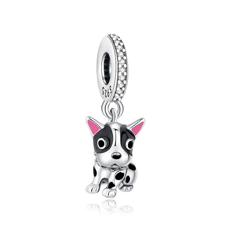 Original 925 Sterling Silver Charms Love Pets Dog Cat Paw Print Pendant Beads Fit Brand Bracelets Necklaces Women DIY Jewelry - Madeinsea©