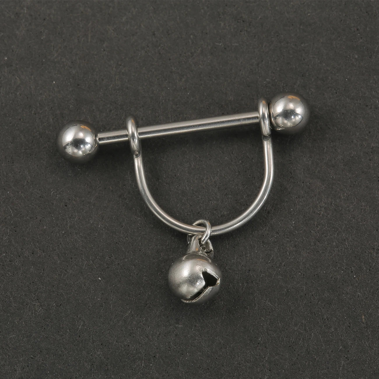 1 Pair 14G 16G Nipple Rings Dangle Bell Sexy Woman Nipple Piercing Women Breast Ring  Body Jewelry