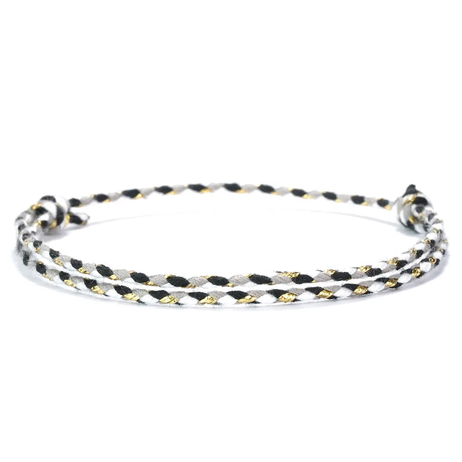 Minimalist 2mm Thin String Bracelet Unisex Handmade Weaven Adjustable Lucky Chinese Cord Tibetan Braslet Casual Pulseria Joias