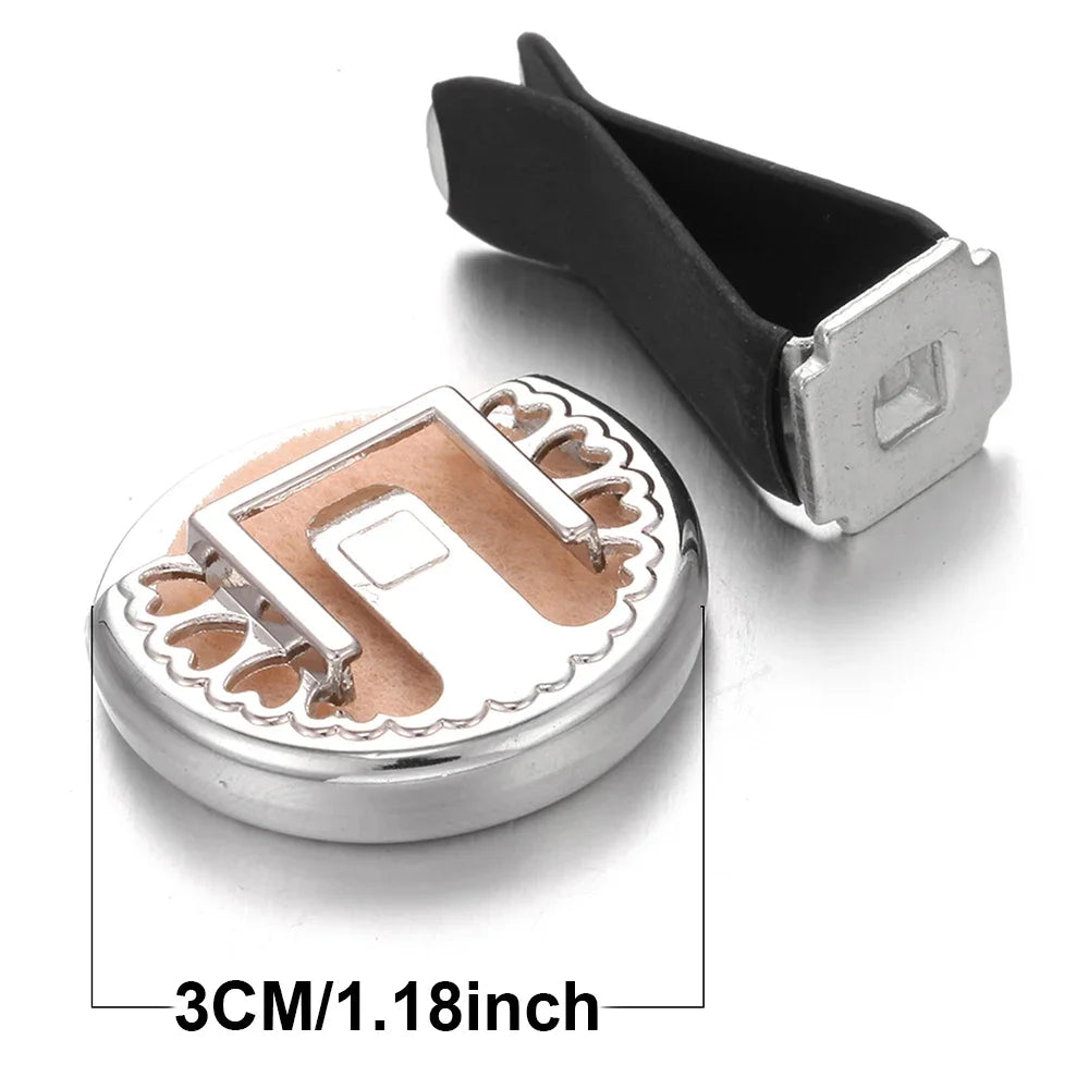 10PCS/LOT Wholesale Car Perfume Diffuser Car Clips Pendants Lockets Perfume Essential Oil Diffuser Aromatherapy Pendant Necklace