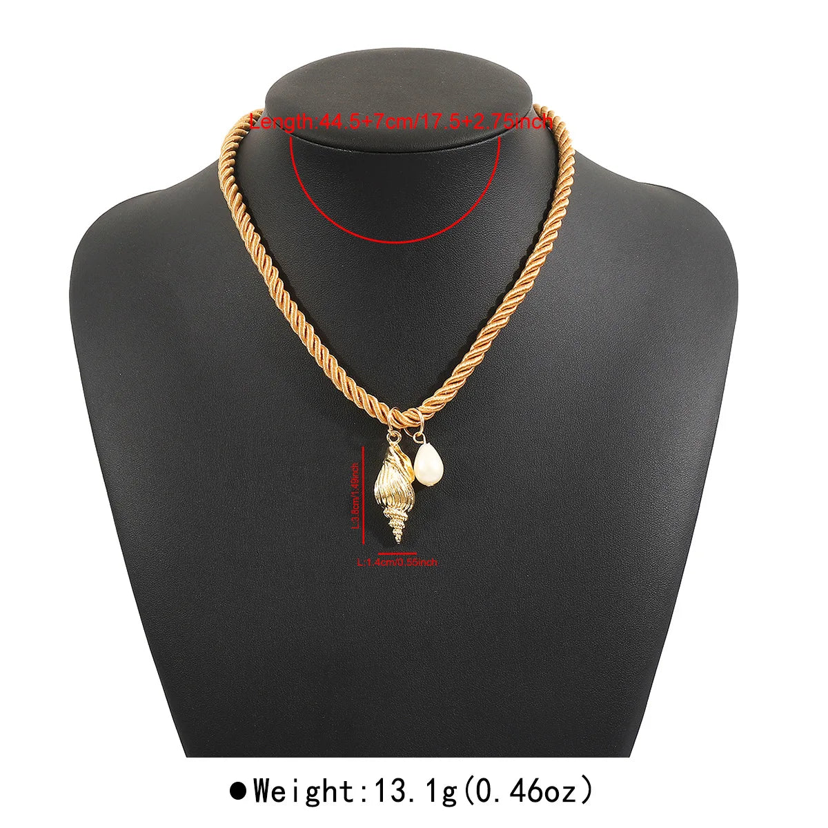 ZAA Personalized Ocean Style Hand Woven Colorful Rope Necklace