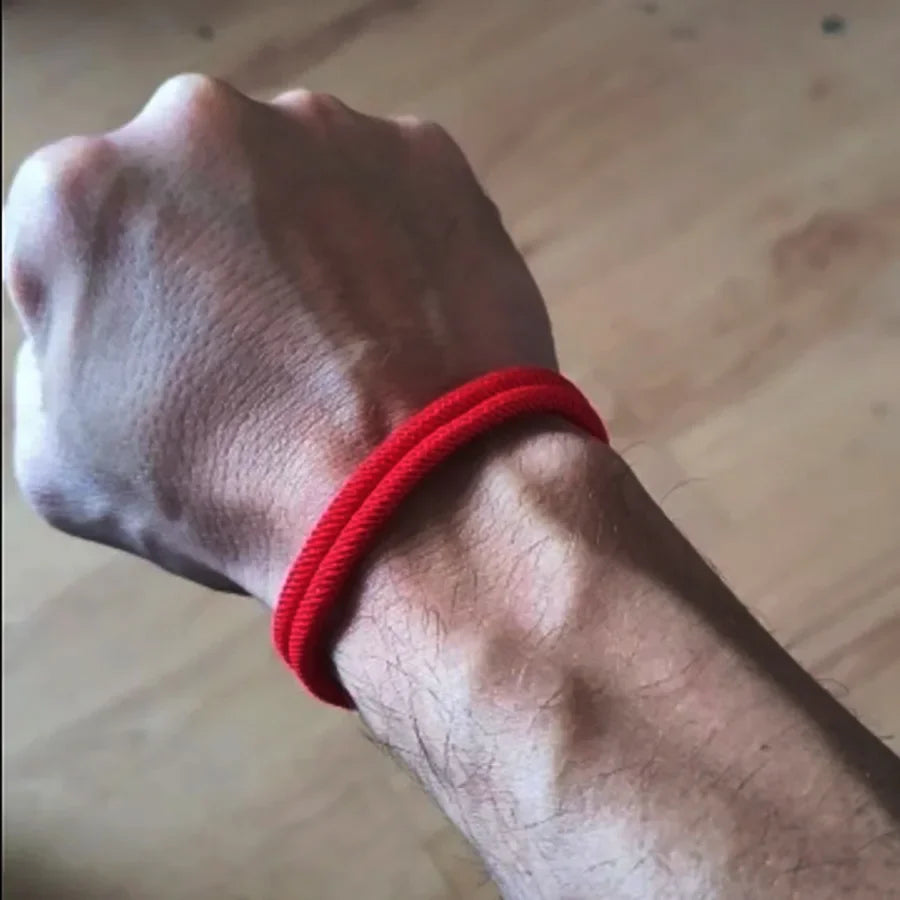 New Minimalist Outdoors Sports Men Bracelet Rope Bilayer 4mm Lucky Red Thread Braclet Bangle Gift For Him Beach Nautical Braslet