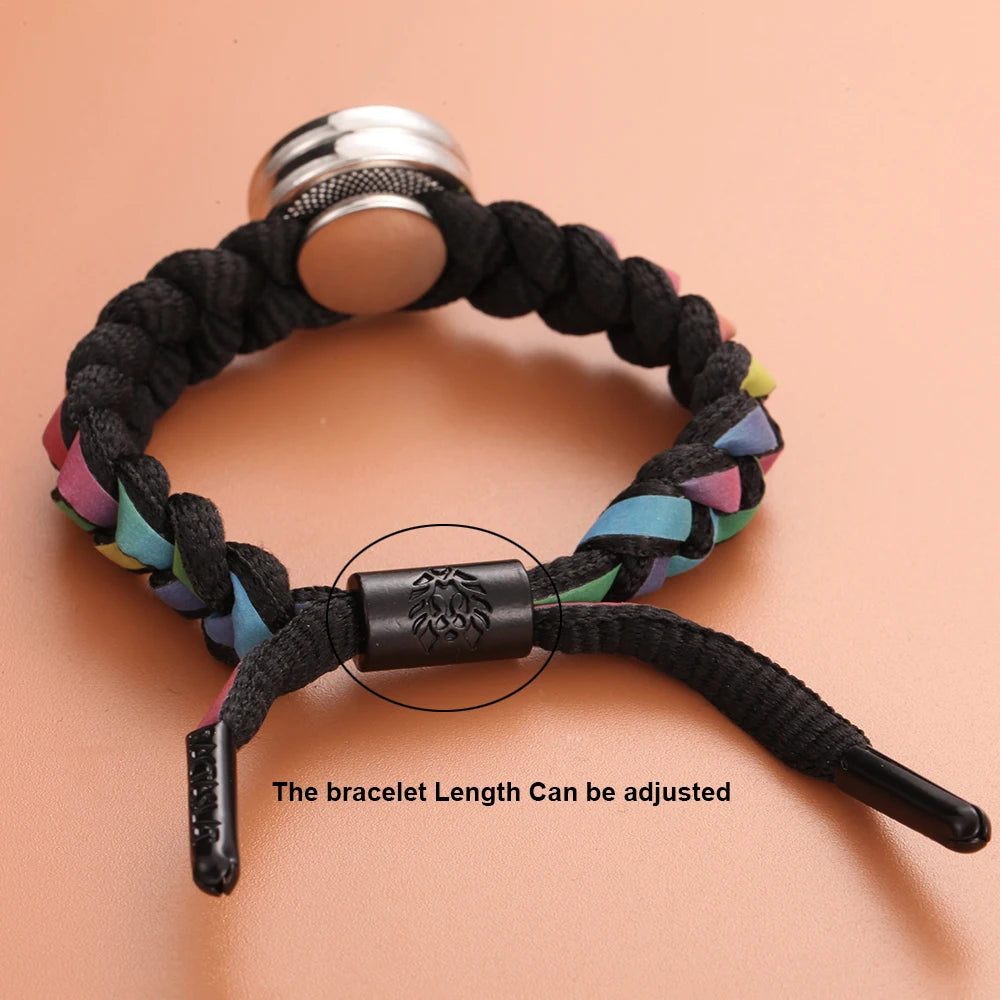 Colorful Braided Leather Aromatherapy Bracelet Bangle Tree of Life Essential Oil Diffuser Perfume Locket Bracelet Aroma Jewelry