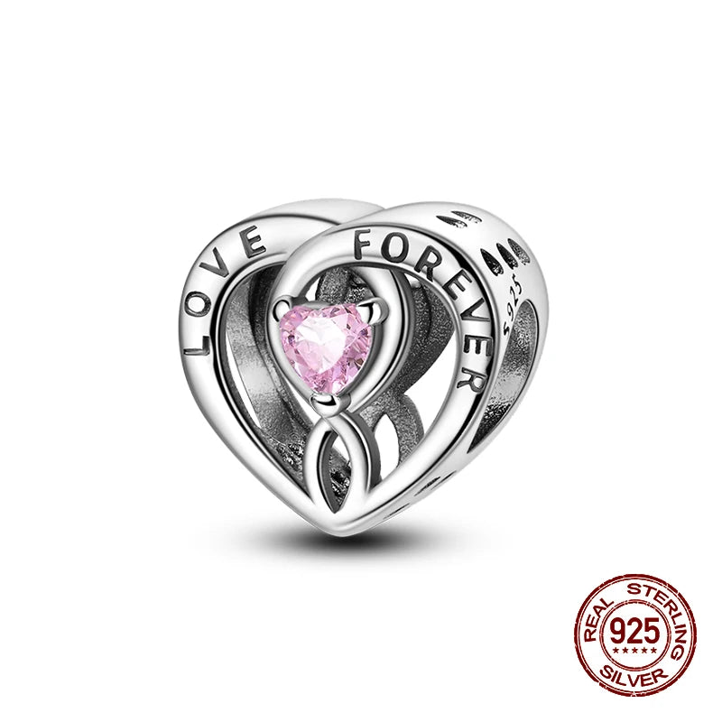 100% 925 Sterling Silver Perfume Headphones Pink Princess Daily Charms Beads Fit 3mm 925 Original Bracelet Fine DIY Jewelry