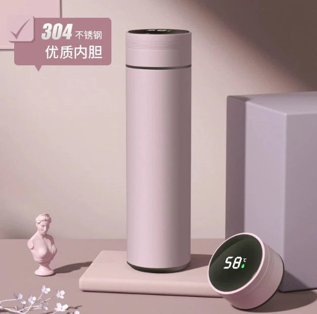 Outdoor Smart Thermos Cup 304 Stainless Steel Smart Temperature Display Waterproof Double-wall Vacuum Thermos Cup - Madeinsea©