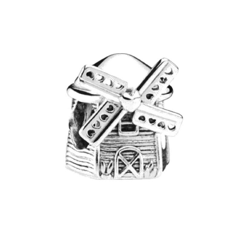 Fine Paris Eiffel Tower Statue of Liberty Dangle Charms Beads Fit Original 925 Sterling Silver Bracelet DIY Fashion Jewelry Gift