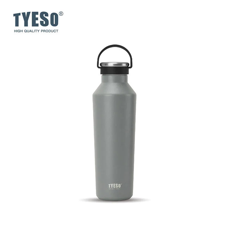 Tyeso Thermos Cup Stainless Steel Vacuum Water Bottle With handle Portable Leak-Proof for Sports Outdoo Insulated Cups Drinkware