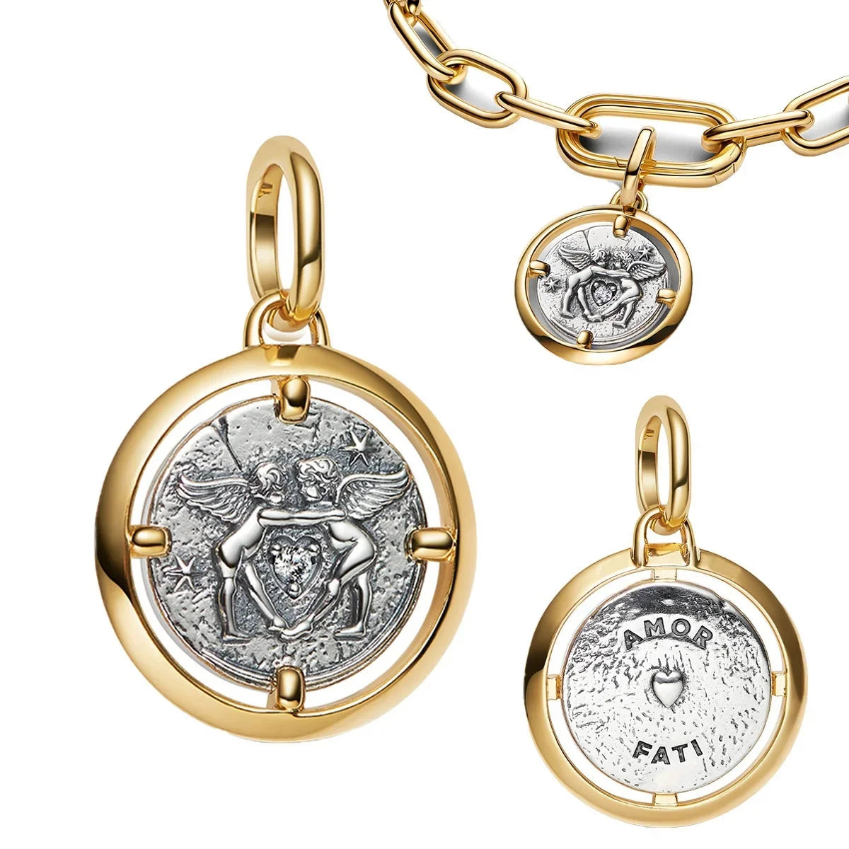 Halloween 925 Sterling Silver Skull Charm Luminous Pumpkin Bat Ghost Coffin Bead Pendant Ring Necklace Bracelet DIY Jewelry Gift