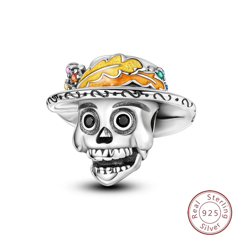 Halloween 925 Sterling Silver Design Charms Beads Pendants Suitable for Original Bracelet DIY Exquisite Making Jewelry