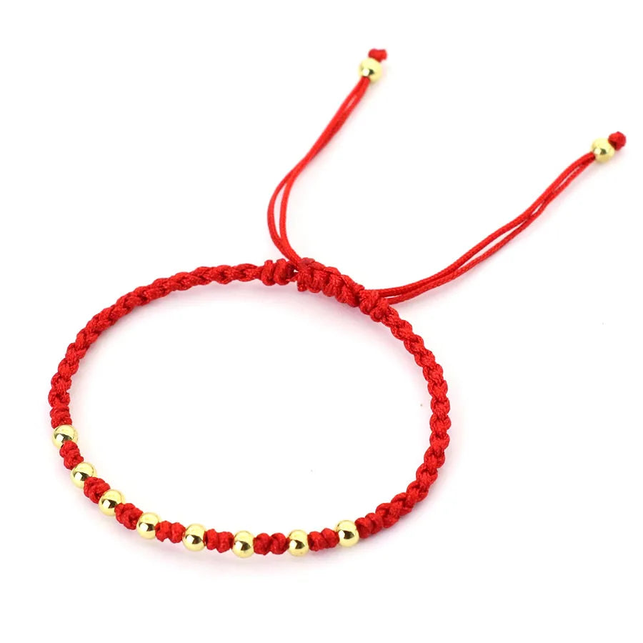 Handcrafted Lucky Red Thread Bracelet For Women Adjustable Casual String Macrame Braslet Pulsera Cuerda Best Gift For Girlfriend