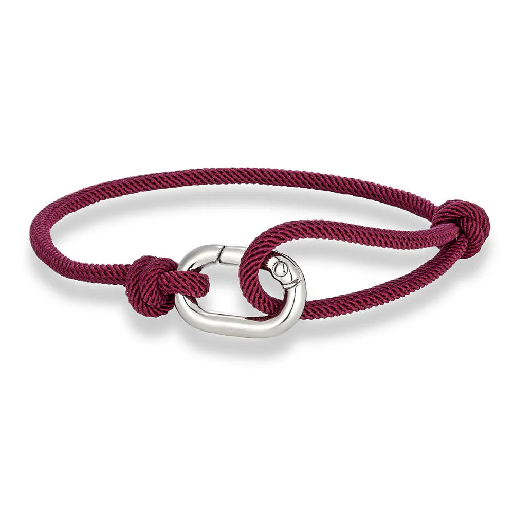 Bracelet MKENDN style nautique pour homme, fin et ajustable, avec fermoir ovale à ressort, idéal pour les surfeurs et les amateurs de bijoux de plage.
