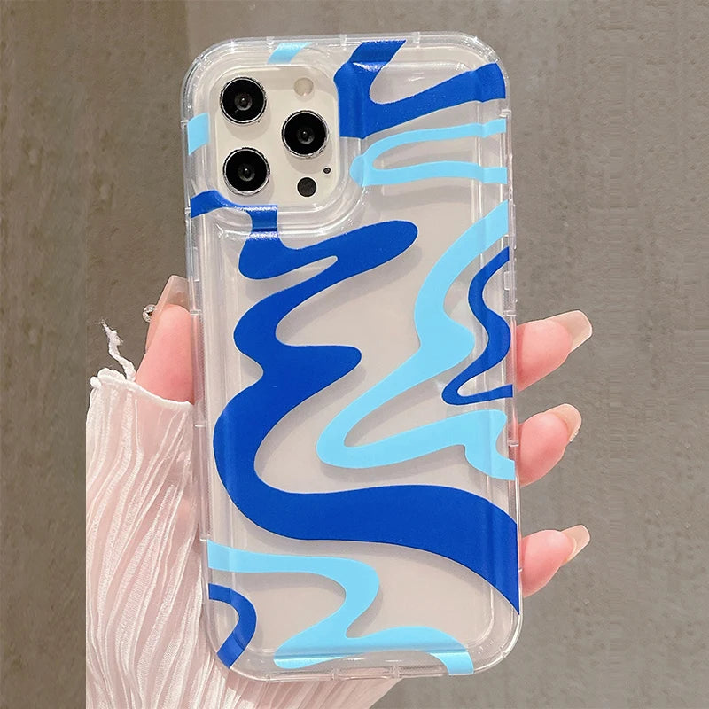 Leopard Print Clear Phone Case For Samsung A55 5g Case S24 S23 Ultra A34 A54 A35 A53 A32 A13 A53 A14 A52 A15 S22 S20 S21FE Cover